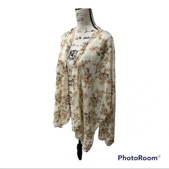 Floral Kamono Cover up 1x - Picture 2 of 2